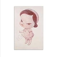 Yoshitomo Nara Dream Doll Cartoon Picture Cute Girl Dress Up Children's Room Art Poster (5) Canvas Painting Posters And Prints Wall Art Pictures for Living Room Bedroom Decor 08x12inch(20x30cm) Unfra