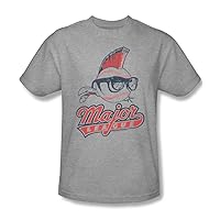 Major League - Mens Vintage Logo T-Shirt in Heather