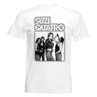 Suzi Quatro Poster The Girl from Detroit City T Shirt Meme Gift Funny Top Tee Style Unisex Gamer Movie Music 866 Black