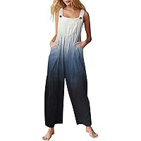 Rompers For Women, Women's Casual Overalls Jumpsuits Adjustable Straps Sleeveless Cute Comfy With, S XXXXXL