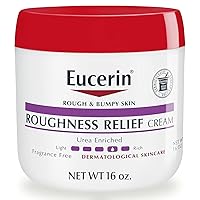 Roughness Relief Cream, Fragrance Free Body Cream for Dry Skin, 16 Oz Jar