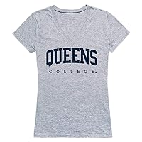 CUNY Queens College Game Day Women's Tee T-Shirt Heather Grey Medium