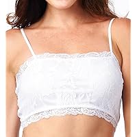 PURE STYLE Girlfriends Women's Camiflage Breathable Stretch Lace Half Cami