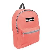 Everest Basic Backpack, Coral, One Size