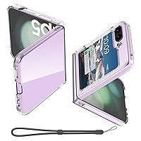 AICase for Samsung Galaxy Z Flip 5 Case Clear, [Anti-Yellow] Ultra-Thin Slim Fit Transparent Hard PC Phone Case for Samsung Flip 5 5G