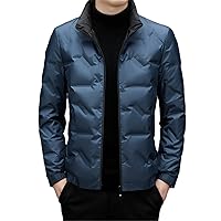 Autumn Winter White Duck Down Jackets Casual Outdoor Wear Solid Color Warm Puffer Coats Zipper Down Parkas Clothing
