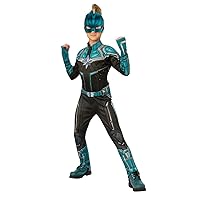 Captain Marvel Kree Costume Suit, Large Teal/Black