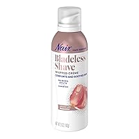 Hair Remover Bladeless Shave Whipped Crème Infused with Rosewater, 5oz