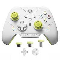 BIGBIG WON PC Controllers for Gaming, Rainbow 2 SE Wireless Controller Motion Aim, Hall Effect Trigger, 12-bit ADC, 3 Sets Joysticks, 4-way&8-way D-pad Controller for Switch/PC/Android/iOS