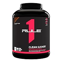 Rule 1 R1 Clean Gainer, Chocolate Fudge - 4.93 Pounds - 30g of Complete Protein with 3:1 Carb-to-Protein Ratio - 15 Servings