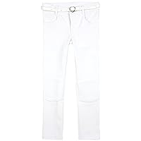 Le Chic Girl's Ponti Pants with Belt, Sizes 3-14