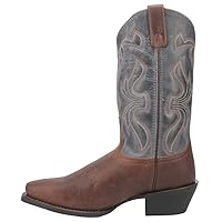 Laredo Mens Mckinney Sqaure Toe Casual Boots Mid Calf - Blue, Brown