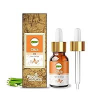 Crysalis Okra (Abelmoschus Esculentus) Oil | 100% Pure & Natural Undiluted Carrier Oil for Hair Care, Moisturizing A Dry Scalp | Aromatherapy - 15ml with Dropper