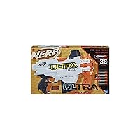 Nerf Hasbro Ultra Amp Motorised Blaster, 6-Dart Clip, 6 Ultra Darts, Only Compatible Ultra Darts, Multicolor, 28.6 x 27.3 x 45.1 cm, N-A
