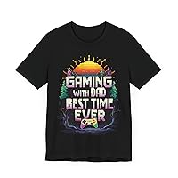 Gaming with Dad Vintage Pixels Game Theme for Best Dad Father Papa Gamer Fantasy t-Shirt