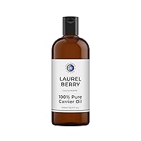 Laurel Berry Carrier Oil - 500ml - Pure & Natural Oil Perfect for Hair, Face, Nails, Aromatherapy, Massage and Oil Dilution Vegan GMO Free