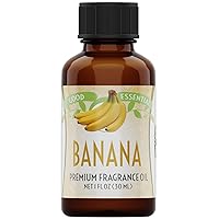 Professional Banana Fragrance Oil, Perfect for Candles, Slime, Soap Making, Diffuser – 1 fl oz, 30ml