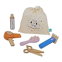 Posh Pet Day Spa Pretend Wooden Pet Grooming Play Set for Toddlers 3 Years Old and Up