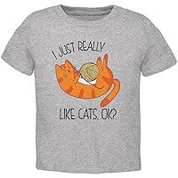 I Just Really Like Cats Ok Cute Toddler T Shirt