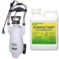 Scotts 190617 Lithium-ion Pump Zero Wheeled Sprayer, 3 Gallon, 3-Gallon, Powered Cart & Southern Ag Surfactant for Herbicides Non-Ionic, 16oz, 1 Pint