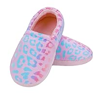 Girls Slippers Mermaid Princess No-Slip Comfy House Slippers Memory Foam House Shoes for Girls Bedroom Indoor Outdoor