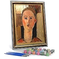 Paint by Numbers Kits for Adults and Kids Redhead Girl Painting by Amedeo Modigliani Paint by Numbers Kit for Kids and Adults