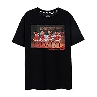 Mean Girls Womens Christmas T-Shirt | Ladies Black Jingle Bell Rock Graphic Tee | Xmas Festive Holiday Short Sleeve Top