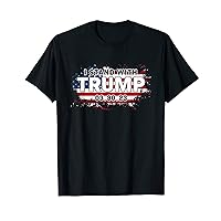 I Stand With Trump American Flag Men Woman USA T-Shirt