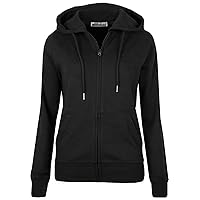 Women's Comfy Lightweight Oversized Zip Up Hoodie Sweatshirt