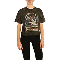 Junk Food Womens Cropped Graphic T-Shirt