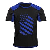 Men's American Flag T-Shirts Casual 4th of July Day Patriotic Shirts Mens Graphic Tees