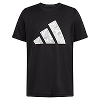 Boys' Moisture-wicking Athletic T-shirt Bos Ghost Logo Short Sleeve