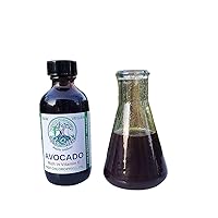 RAW Avocado Oil | GLASS Bottle NOT METAL CAN | Virgin Organic Unrefined Cold Pressed | Excellent Source of Natural Chlorophyll & Vitamins A, D, E, C | BPA Free - Hexane Free | Certified Aromatherapist