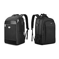 MATEIN Extra Large Backpack, 17 Inch Travel Laptop Backpack with USB Charging Port, Laptop Backpack for Men, 50L Expandable Business Carry on Backpack