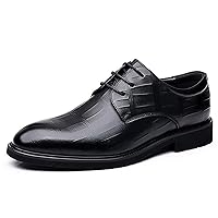 Men’s Comfortable Dress Shoes Formal Oxfords Classic Leather Shoes for Men Business Wedding Casual Work Shoes Size 38-48