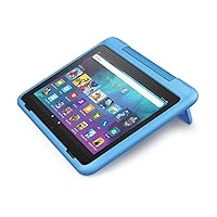 Amazon Kid-Friendly Case for Fire HD 8 tablet (Only compatible with 12th generation tablet, 2022 release), Cyber Sky