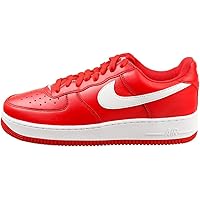 Nike Air Force 1 Low Retro Qs Mens (Wit, us_Footwear_Size_System, Adult, Men, Numeric, Medium, Numeric_5_Point_5), University Red/White