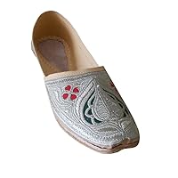 Men's Traditional Indian Faux Leather with Embroidery Groom Shoes