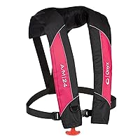 ONYX A/M-24 Automatic/Manual Inflatable Life Jacket, Pink