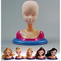 10PCS Practice Doll head Training Mannequin Head Manikin Doll with Shoulder Extension Makeup Paint