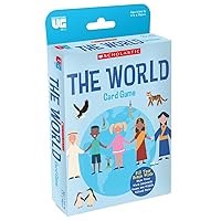 Scholastic The World Travel Card Game, for 2 or More Players Ages 6 and Up