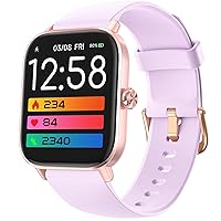 Fitness Tracker Smart Watch for Women Men, 24/7 Heart Rate, Blood Oxygen, Stress and Sleep Tracker,100 Sports Modes, 5ATM Waterproof Activity Trackers and Smart Watches