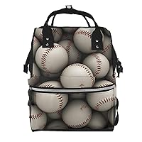 Diaper Bag Backpack Baseball Maternity Baby Nappy Bag Casual Travel Backpack Hiking Outdoor Pack