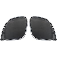 Hogtunes RG RM Grill-C Replacement Front Speaker Grills with Chrome Trim for 2015-Current Harley-Davidson Road Glide Models