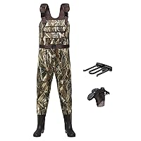 HISEA Neoprene Chest Waders for Men with Boots Duck Hunting Waders with Hanger
