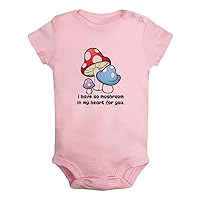 I Have So Mushroom In My Heart For You Funny Rompers, Newborn Baby Bodysuits, Infant Jumpsuits, Kids One-Piece Outfits