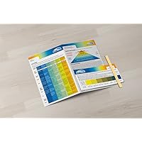 Alkaline Body Balance Informational 4-Page Brochure with Food Chart and Free pH Test Strip