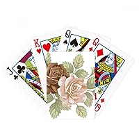 Rose Flowers Leaves Drawing White Roses Poker Playing Magic Card Fun Board Game