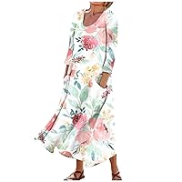 Womens Summer Dresses White Dress Women Casual Tops for Women Trendy White Dress Plus Size Spring Dresses Cute Tops for Women Summer Pink Puffy Dress Midi Dresses for Women Red 4XL