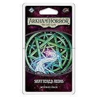 Fantasy Flight Games Arkham Horror The Card Game Shattered Aeons Mythos Pack - Uncover Cosmic Truths! Cooperative Living Card Game, Ages 14+, 1-4 Players, 1-2 Hour Playtime, Made